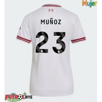 Camiseta Liverpool Victor Munoz #23 Visitante Equipación para mujer 2026-27 manga corta